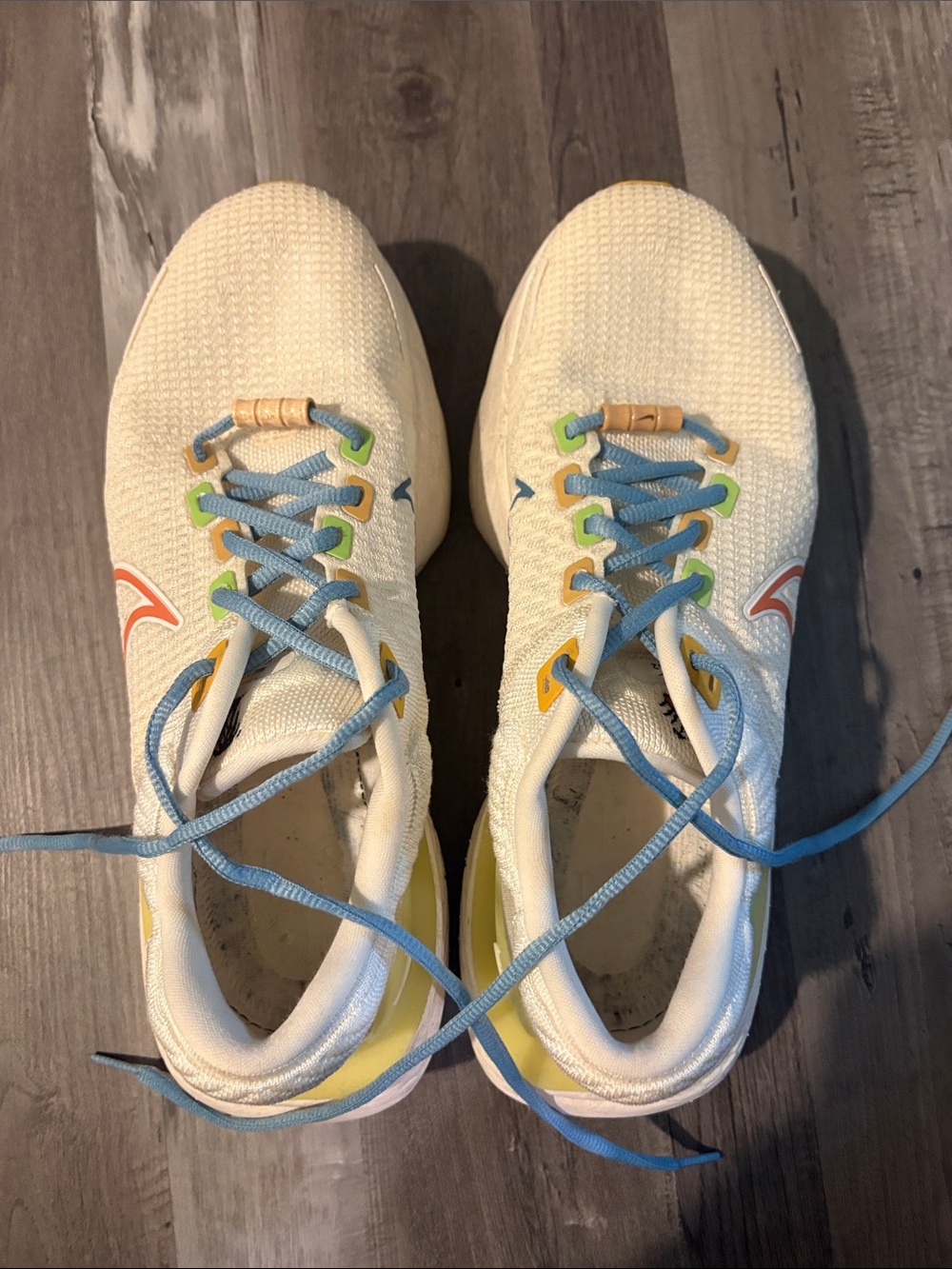 Nike Athletic Sneakers with Blue Laces